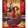 QUADRO DONNA FLAMENCO 45 x 55 CM  di RAFFAELE DE LEO